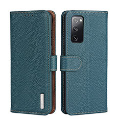 Handytasche Stand Schutzhülle Flip Leder Hülle B01H für Samsung Galaxy Note 20 5G Grün