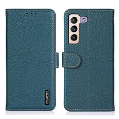 Handytasche Stand Schutzhülle Flip Leder Hülle B01H für Samsung Galaxy S21 5G Grün