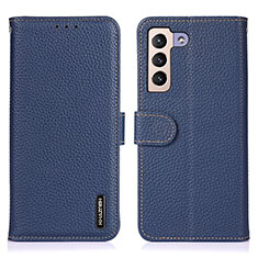 Handytasche Stand Schutzhülle Flip Leder Hülle B01H für Samsung Galaxy S21 Plus 5G Blau