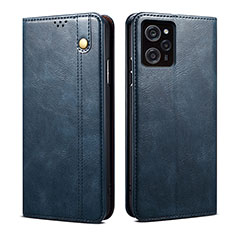 Handytasche Stand Schutzhülle Flip Leder Hülle B01S für Xiaomi Redmi Note 12 Pro Speed 5G Blau