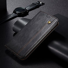 Handytasche Stand Schutzhülle Flip Leder Hülle B02S für Samsung Galaxy S21 Plus 5G Schwarz