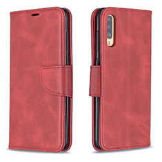 Handytasche Stand Schutzhülle Flip Leder Hülle B04F für Samsung Galaxy A70 Rot