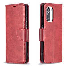 Handytasche Stand Schutzhülle Flip Leder Hülle B04F für Xiaomi Mi 11X 5G Rot