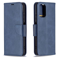 Handytasche Stand Schutzhülle Flip Leder Hülle B04F für Xiaomi Poco M5S Blau