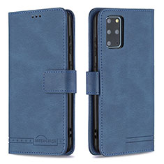 Handytasche Stand Schutzhülle Flip Leder Hülle B05F für Samsung Galaxy S20 Plus 5G Blau