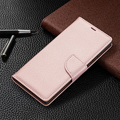 Handytasche Stand Schutzhülle Flip Leder Hülle B05F für Samsung Galaxy S21 Ultra 5G Rosa