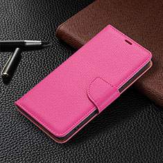 Handytasche Stand Schutzhülle Flip Leder Hülle B05F für Samsung Galaxy S22 5G Pink
