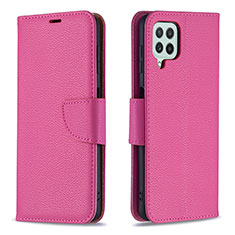 Handytasche Stand Schutzhülle Flip Leder Hülle B06F für Samsung Galaxy A22 4G Pink