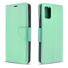 Handytasche Stand Schutzhülle Flip Leder Hülle B06F für Samsung Galaxy A51 5G Grün