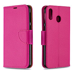 Handytasche Stand Schutzhülle Flip Leder Hülle B06F für Samsung Galaxy M20 Pink