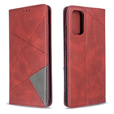 Handytasche Stand Schutzhülle Flip Leder Hülle B07F für Samsung Galaxy S20 5G Rot