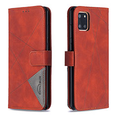Handytasche Stand Schutzhülle Flip Leder Hülle B08F für Samsung Galaxy A81 Orange
