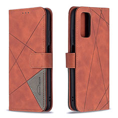 Handytasche Stand Schutzhülle Flip Leder Hülle B08F für Xiaomi Poco M3 Orange