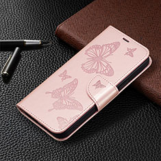 Handytasche Stand Schutzhülle Flip Leder Hülle B09F für Xiaomi Redmi Note 13 Pro 5G Rosegold