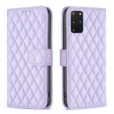 Handytasche Stand Schutzhülle Flip Leder Hülle B11F für Samsung Galaxy S20 Plus 5G Violett