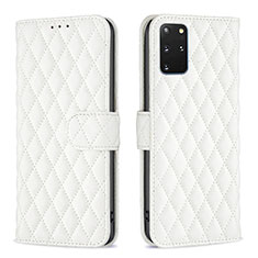 Handytasche Stand Schutzhülle Flip Leder Hülle B11F für Samsung Galaxy S20 Plus Weiß