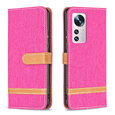 Handytasche Stand Schutzhülle Flip Leder Hülle B11F für Xiaomi Mi 12 5G Pink