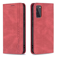 Handytasche Stand Schutzhülle Flip Leder Hülle B15F für Samsung Galaxy S20 FE (2022) 5G Rot