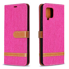 Handytasche Stand Schutzhülle Flip Leder Hülle B16F für Samsung Galaxy A42 5G Pink