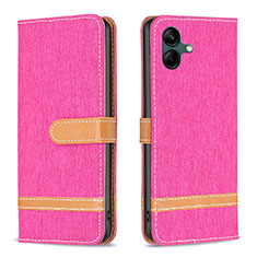 Handytasche Stand Schutzhülle Flip Leder Hülle B16F für Samsung Galaxy F04 Pink