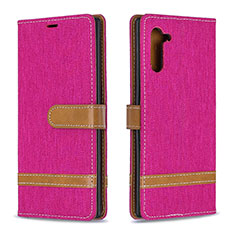 Handytasche Stand Schutzhülle Flip Leder Hülle B16F für Samsung Galaxy Note 10 5G Pink
