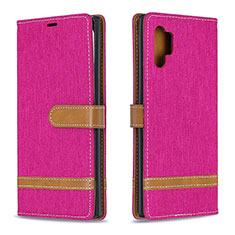 Handytasche Stand Schutzhülle Flip Leder Hülle B16F für Samsung Galaxy Note 10 Plus 5G Pink