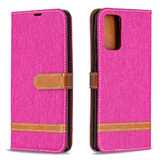 Handytasche Stand Schutzhülle Flip Leder Hülle B16F für Samsung Galaxy Note 20 5G Pink