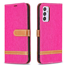 Handytasche Stand Schutzhülle Flip Leder Hülle B16F für Samsung Galaxy Quantum2 5G Pink