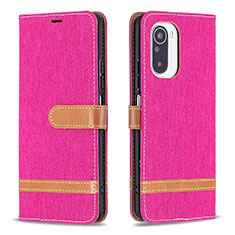 Handytasche Stand Schutzhülle Flip Leder Hülle B16F für Xiaomi Mi 11X 5G Pink
