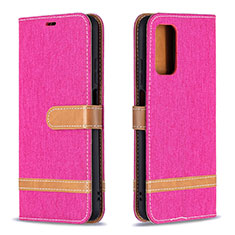 Handytasche Stand Schutzhülle Flip Leder Hülle B16F für Xiaomi Poco M3 Pink