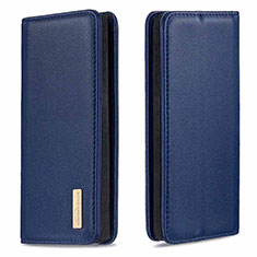 Handytasche Stand Schutzhülle Flip Leder Hülle B17F für Samsung Galaxy Note 10 5G Blau