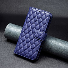 Handytasche Stand Schutzhülle Flip Leder Hülle B19F für Huawei Honor X7a Blau