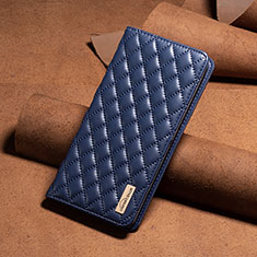 Handytasche Stand Schutzhülle Flip Leder Hülle B19F für Nokia G22 Blau