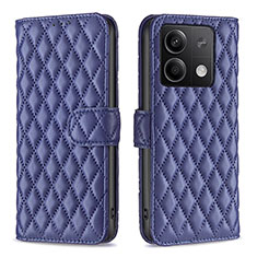 Handytasche Stand Schutzhülle Flip Leder Hülle B20F für Xiaomi Redmi Note 13 5G Blau