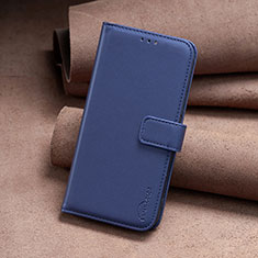 Handytasche Stand Schutzhülle Flip Leder Hülle B22F für Motorola Moto G13 Blau