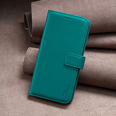 Handytasche Stand Schutzhülle Flip Leder Hülle B22F für Nokia C32 Grün