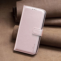 Handytasche Stand Schutzhülle Flip Leder Hülle B22F für Nokia C32 Rosegold