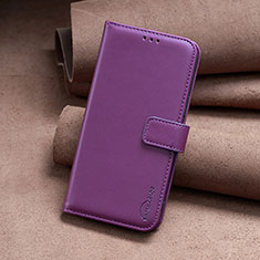 Handytasche Stand Schutzhülle Flip Leder Hülle B22F für Nokia C32 Violett