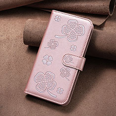Handytasche Stand Schutzhülle Flip Leder Hülle Blumen BF2 für Xiaomi Mi 13 Ultra 5G Rosegold