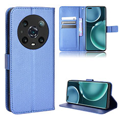 Handytasche Stand Schutzhülle Flip Leder Hülle BY1 für Huawei Honor Magic4 Pro 5G Blau