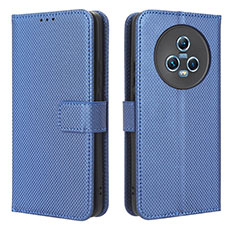 Handytasche Stand Schutzhülle Flip Leder Hülle BY1 für Huawei Honor Magic5 5G Blau