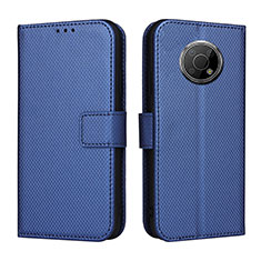 Handytasche Stand Schutzhülle Flip Leder Hülle BY1 für Nokia G300 5G Blau