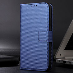 Handytasche Stand Schutzhülle Flip Leder Hülle BY1 für Samsung Galaxy A22 5G Blau