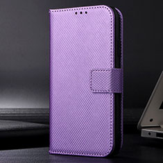 Handytasche Stand Schutzhülle Flip Leder Hülle BY1 für Samsung Galaxy A72 5G Violett