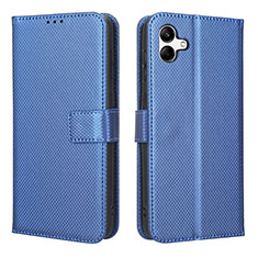 Handytasche Stand Schutzhülle Flip Leder Hülle BY1 für Samsung Galaxy F04 Blau