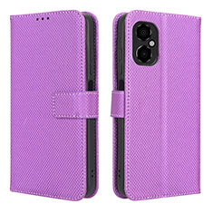 Handytasche Stand Schutzhülle Flip Leder Hülle BY1 für Xiaomi Poco M4 5G Violett