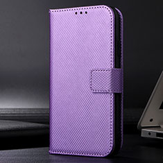 Handytasche Stand Schutzhülle Flip Leder Hülle BY1 für Xiaomi Redmi 9 India Violett
