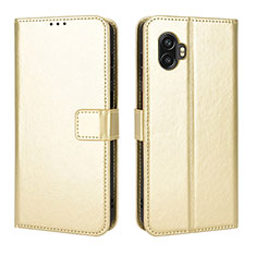 Handytasche Stand Schutzhülle Flip Leder Hülle BY2 für Samsung Galaxy XCover 6 Pro 5G Gold