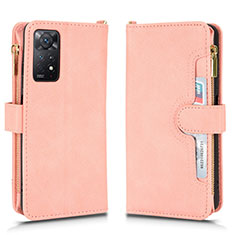Handytasche Stand Schutzhülle Flip Leder Hülle BY2 für Xiaomi Redmi Note 11 Pro 4G Rosegold