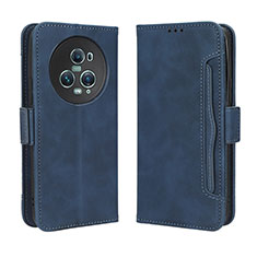 Handytasche Stand Schutzhülle Flip Leder Hülle BY3 für Huawei Honor Magic5 Pro 5G Blau